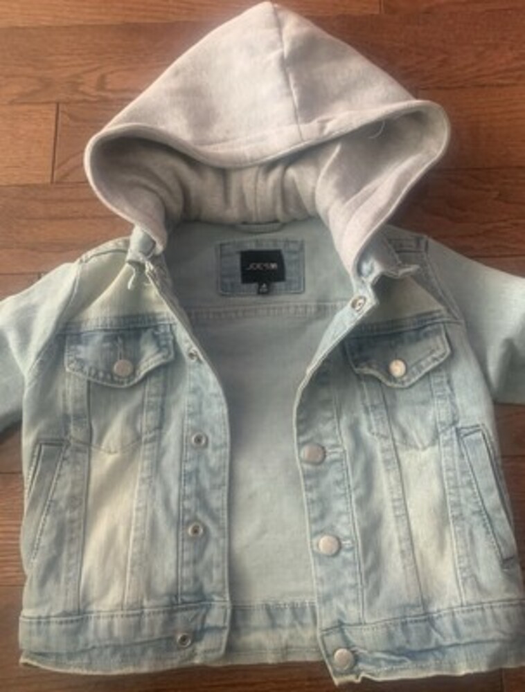 Kids Unisex Hoodie‎ Jean Jacket Size 4T - Picture 4 of 4
